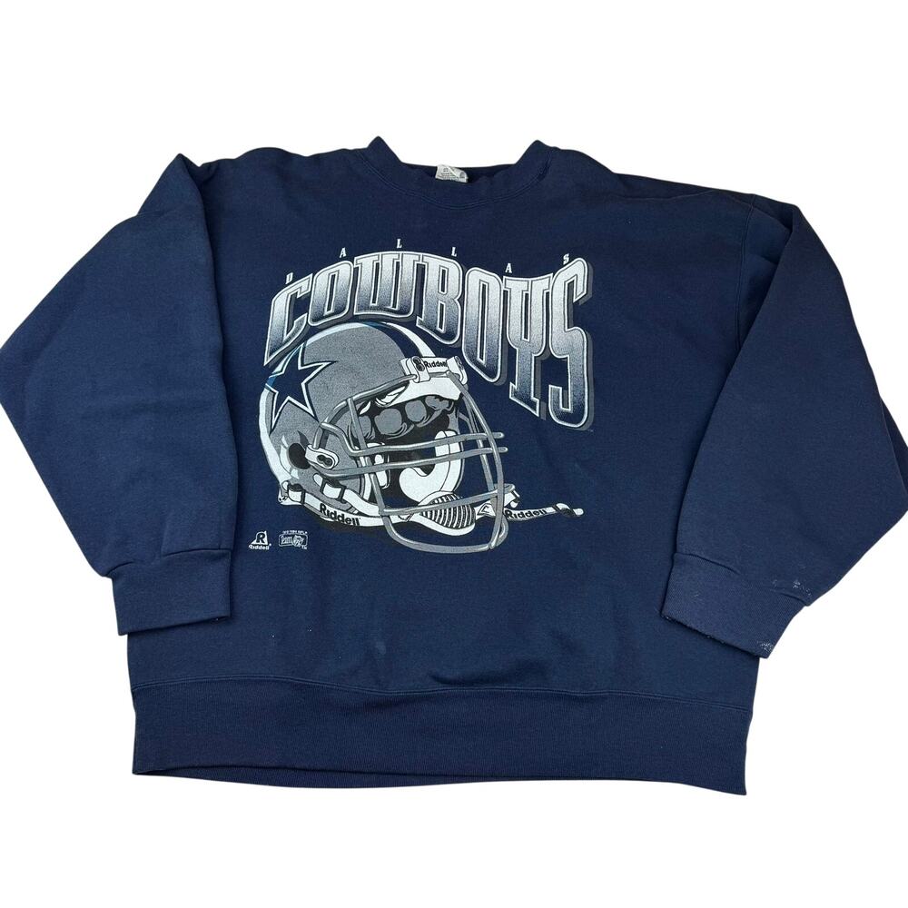 Riddell Dallas Cowboys Vintage Crewneck Sweatshirt XL